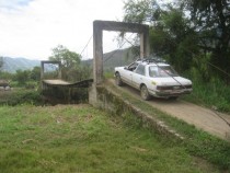 We were told to get out of the car and walk behind itChirimoto Peru 