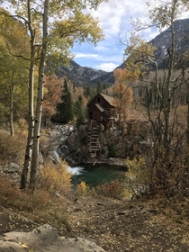 Went on a hike The famous Crystal Mill outside Marble Colorado