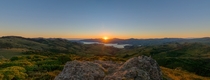 Went out to watch the first sunset of  Taken from the Otepatotu lookout in Banks Peninsula New Zealand 
