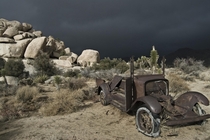Went to the desert on Xmas day found a Model-T and amazing light 