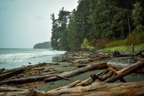 West coast of Vancouver Island after a storm 
