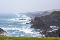 Western Ireland coastline on a stormy day OC x