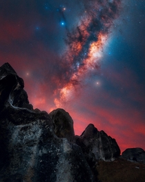 What if we could see in long exposure like cameras do A milky way shot from New Zealand 