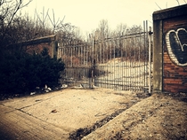 Whats hiding behind these gates leading to a long torn down factory Indianapolis
