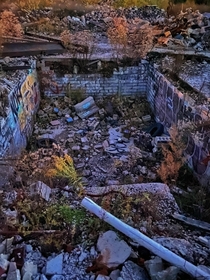 Whats left of an abandoned cement factory pt