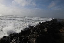 Where The Columbia River meets the Pacific Ocean South Jetty Columbia River by Hammond OR 