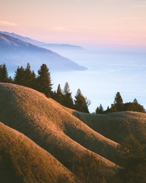 Where the mountains meet the sea Big Sur California 