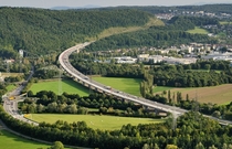 Wiesentalbrcke Valley Wiese Bridge at Lrrach Germany 