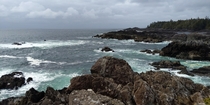 Wild Pacific trail Ucluelet BC Canada 