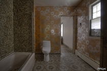 Wild Wallpaper amp Tiles Inside a Vacant Mansion in Toronto Ontario 