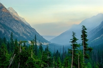 Wildfire Sunrise - North Cascades National Park 