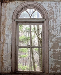 Window in an Abandoned Church 