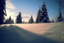 Winter finally arrived Black Forest Germany 