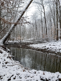 Winter hike today outside of Cleveland OH
