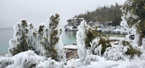 Winter hikes are underrated - Bruce Peninsula Ontario Canada 