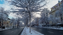 Winter in Bucharest Romania  by dorinser