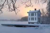 Winter in Falun Sweden
