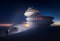 Winter in Space Station by Karol Nienartowicz