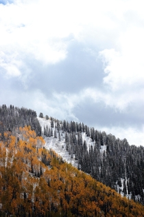 Winter is here in the Wasatch Range 