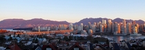 Winter Morning in Vancouver British Columbia 