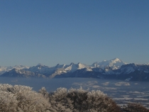 Winter Mountainscape - Haute Savoie France - 