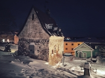 Winter night in Vyborg