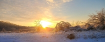 Winter Sunrise in Kenova WV x OC