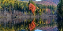 Wolf Pond in Lake Placid upstate NY 