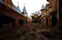 Wonderland Amusment park in China Abandoned halfway through construction 