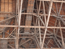 wooden roofing construction 
