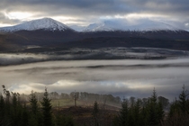 Worlds within worlds on a misty morning Glengarry Scotland x