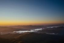 Worth the am hike Mt Sterling sunrise Great Smoky Mountains NP 