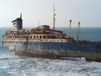Wreck of the SS America Fuerteventura Canary Island