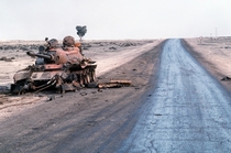 x A tanks last stand in Iraq following Operation Desert Storm