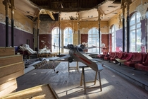 X-Wing in an abandoned theatre Photo by romain thiery 