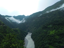 Yamuna River near Mussoorie Uttarakhand India  