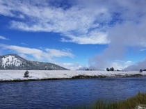 Yellowstone National Park on the Firehole River 