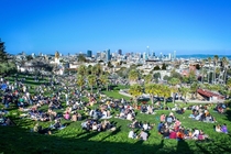 Yesterday afternoon in Dolores Park San Francisco 