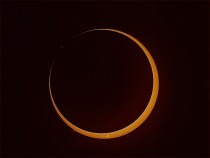 Yesterdays annular eclipse over Australia 