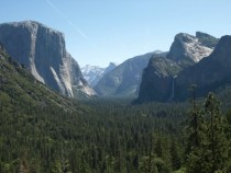 Yosemite- Half dome and Water fall  x 