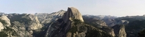 Yosemite Half Dome Panorama 