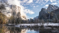 Yosemite Valley on a brisk February morning 