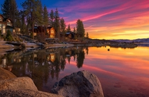Zephyr Cove on Lake Tahoe Nevada  by Jim Feeler
