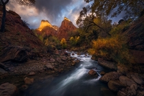 Zion National Park is one of the most beautiful places in fall - Zion NP UT  mattymeis