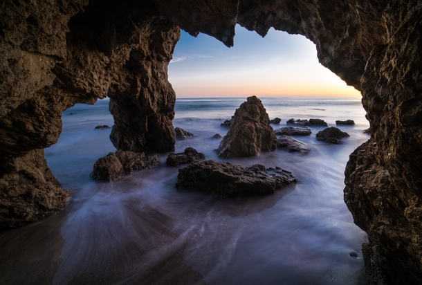  A cave at El Matador State Beach Malibu California  x 