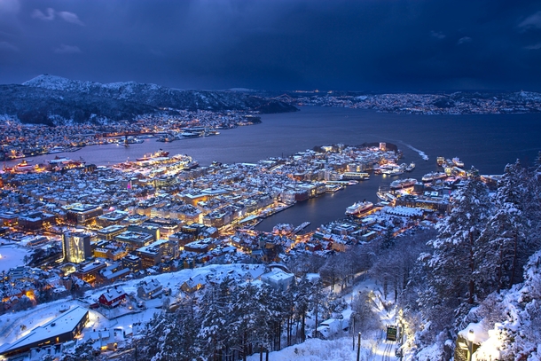  A photo I took of Bergen Norway