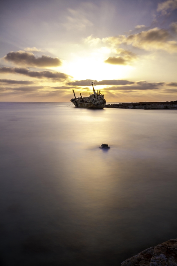  A ship off the south coast of Cyprus