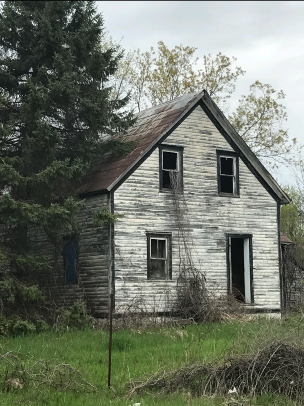  An abandoned house off of Highway  near the city of Cornwall Ontario