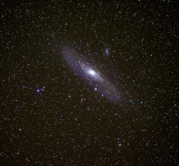 Andromeda with a  Lens