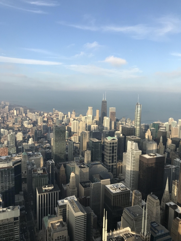  Chicago view from the Willis Tower